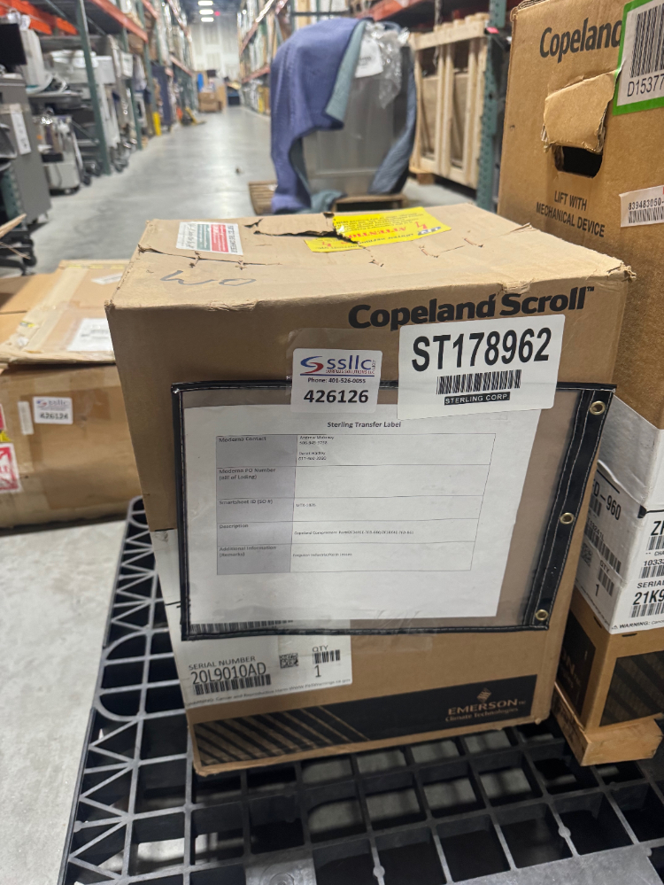 Image of Unused Copeland Scroll ZF18K4E-TFD-961 Liquid Pump